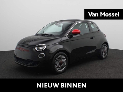 Fiat 500e Cabrio RED 24 kWh || VAN MOSSEL VOORRAADVOORDEEL ||