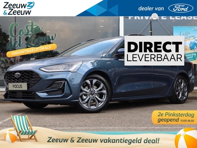 Ford Focus Wagon 1.0 EcoBoost Hybrid ST Line | Winterpack | Driver assistancepack | Adaptive Cruisecontrol | Led koplampen | Camera | Verwarmde voorstoelen | Draadloze Apple Carplay&Android Auto | BLIS | 17