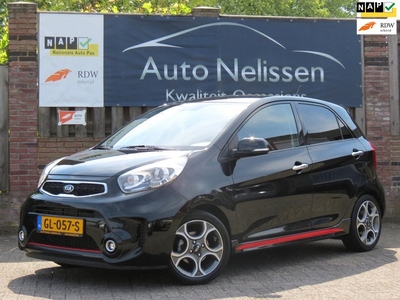 Kia Picanto 1.2 CVVT 85PK SportsLine | STOEL + STUURVERWARMING | HALF LEDER | CLIMA | CRUISE | LED | KEYLESS ENTRY |