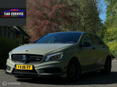 Mercedes A-klasse AMG 45 4MATIC 2014 NAP MAT GROEN