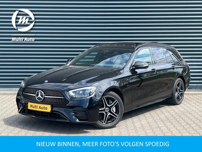 Mercedes-Benz E-Klasse Estate 300 e AMG Plug in Hybrid PHEV | Panodak | Trekhaak af Fabriek | Adaptive Cruise | Memory | Led | Carplay |