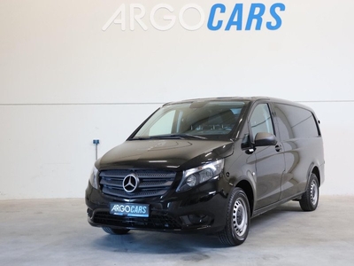 Mercedes-Benz Vito 116 CDI LANG CLIMA PDC V+A NAVI TREKHAAK LEDER 3Zits ZWART CRUISE CONT LEASE v/a € 188,- p.m. inruil mogelijk