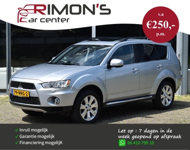 Mitsubishi Outlander 2.0 Instyle Aut Leder Stoelverwarming Dakraam Nap