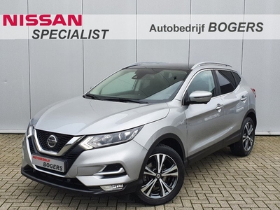 Nissan QASHQAI 1.3 DIG-T 160 Pk N-Connecta Automaat Navigatie, Panoramadak, 360 Camera, Trekhaak, Climate Control, Cruise Control