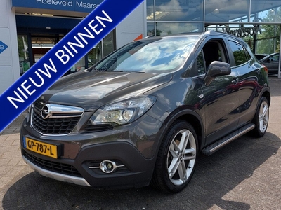 Opel Mokka 1.4 Turbo 140pk 4x4 Cosmo | 1ste Eigenaar | Navi | Leder+Verwarmd | Schuif Kanteldak | Bi-Xenon | Clima | Cruise | Pdc V+A+Camera | Licht+Regensensor | Privacy Glass | 19''lm