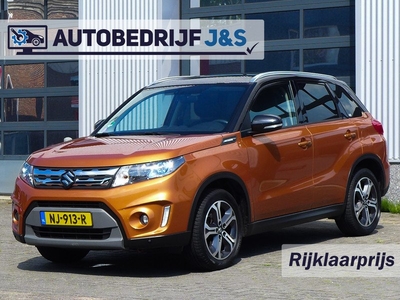 Suzuki Vitara 1.6 High Executive Trekhaak All season PANO Rijklaarprijs! | 12 Maanden Garantie | Onderhoudsbeurt | Nieuwe APK | Mobiliteitservice