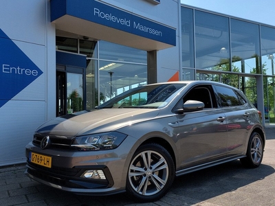 Volkswagen Polo 1.0 TSI 116pk Highline Business R-Line | Origineel NL | Navi + App Connect | Clima | Adap. Cruise | Pdc V+A+Assist+Camera | Sfeerverlichting | Privacy Glass | 16''lm