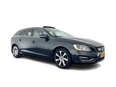 Volvo V60 2.4 D6 AWD Plug-In Hybrid Summum Aut. *PANO | VOLLEDER | XENON | BLIS | MEMORY-PACK | CAMERA | PREMIUM-AUDIO | KEYLESS | NAVI-FULLMAP | ADAPTIVE-CRUISE | COMFORT-SEATS | 17