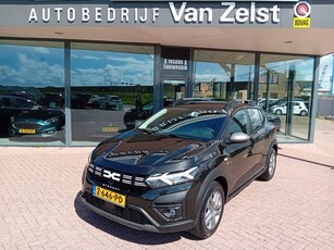 Dacia Sandero 1.0 TCe 90Stepway Expression, Airco, Apple carplay / Android auto, Cruise control, Parkeersensoren, Regensensor, Dimlicht automa Nieuwstaat, Dealer garantie, BOVAG