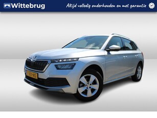 Škoda Kamiq 1.0 TSI Ambition Parkeersensoren / Smart Link / Bluetooth / Extra getint glas / LED / Airco Fabrieksgarantie tot 26-07-2025