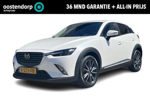 Mazda CX-3 2.0 SkyActiv-G 150 GT-M 4WD | Automaat | Navigatie | Cruise Control Adaptief | Parkeersensoren | Stoelverwarming | Stuurverwarming | 36Mnd. Garantie | Rijklaar ! |