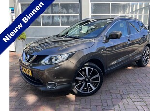 Nissan QASHQAI 1.2 Tekna Leer,Panodak,Trekhaak,Pdc Bj 2017 km 117.000 Dealer onderhouden