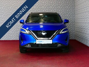 Nissan QASHQAI 1.3 MHEV 160PK TEKNA PLUS LEER PANO MASSAGE BOSE STOEL/STUUR/RUIT VERW MATRIX.LED ELEK.KLEP HEADUP 20''LMV 2024 28 Qashqai's op voorraad !