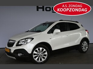 Opel Mokka 1.4 T Cosmo Automaat Cruise control Ecc 1e Eigenaar Trekhaak Stoelverwarming Navigatie 100% Onderhouden! Inruil Mogelijk!