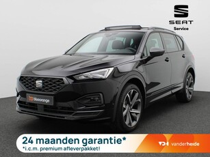 SEAT Tarraco 1.4 TSI e-Hybrid PHEV FR 245PK DSG Panoramadak, trekhaak, leder, achteruitrijcamera, virtual pedal, winterpakket Plus, side assist, keyless, 20'' lichtmetaal