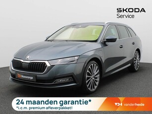 Skoda Octavia Combi 1.4 TSI iV PHEV Business Edition Plus 204PK DSG Head-up, achteruitrijcamera, stoelventilatie, canton, elek. stoelen, leder, virtual pedal, keyless, winterpakket Plus, 19'' lichtmetaal