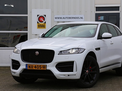 Jaguar F-Pace 2.0 R-Sport AWD 20d 180PK Aut.*NL-Auto*1ste Eig!*Afneemb. Trekhaak/Half Leder/Stoelverw./Navi/LED/Camera/Dodehoek/Rijstrook/Stan