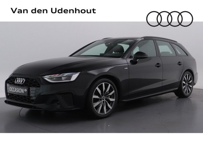 Audi A4 Avant 40 TFSI S edition 204 PK Zwart optiek