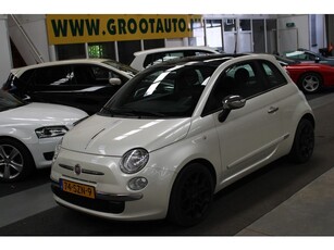 Fiat 500 0.9 TwinAir Lounge Automaat Panoramadak, Airco