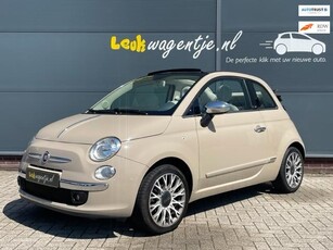 Fiat 500 C 1.2 Lounge Cabrio *cappuccino *p-sens. *VERKOCHT*