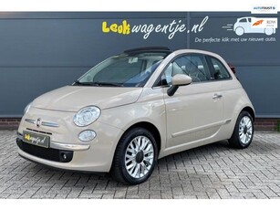 Fiat 500 C 1.2 Lounge Cabrio *cappuccino *p-sensor *VERKOCHT