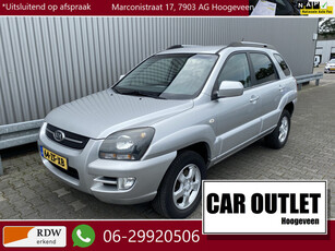 Kia Sportage 2.0 CVVT X-ception 142Dkm.NAP, Leer, Navi, Stoelvw, Clima, CC, LM, Trekhaak, – Inruil Mogelijk –