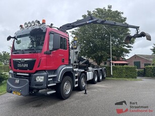 MAN TGS 50.460 10X4-6 BLL Euro 6 met 30T haakarm en HMF