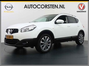 Nissan QASHQAI 1.6I 117PK Panorama-dak Navi 360-Camera Trekhaak ECC Bluetooth Regen-Licht Sensor Cruise Control Privacy Glas Leder-Multifunctio