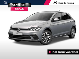 Volkswagen Polo 1.0 TSI Life Edition, 95 pk 7 versn. DSG · Private lease 390,- per maand! · incl. Inruilvoordeel ·