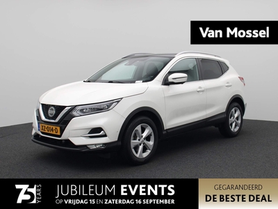 NISSAN QASHQAI 1.3 DIG-T Business Edition | PANORAMADAK | LEDEREN BEKLEDING | 360 CAMERA | NAVIGATIE | MEMORY SEATS | CRUISE CONTROL | CLIMATE CONTROL | STOELVERWARMING |