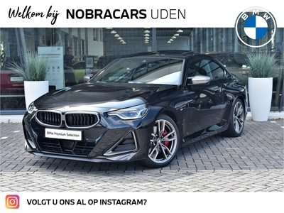 BMW 2-SERIE Coupé M240i xDrive High Executive Automaat / M Sportstoelen / Schuifdak / Harman Kardon / Achteruitrijcamera / Adaptieve LED / Leder / Stoelverwarming