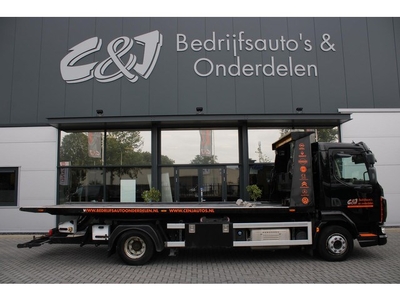 Daf Lf 250 Autotransporter, Schepbak met Bril.