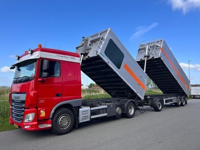 DAF XF 460 6X2 + 2017 BULTHUIS - KIPPER COMBI (bj 2017)