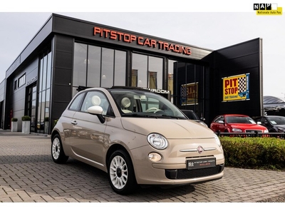 Fiat 500 C 1.2 Lounge Cabrio, *CAPPUCINO*, Airco, Top!