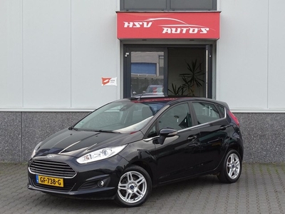 Ford Fiesta 1.0 EcoBoost Titanium navi LM org NL 2015 zwart