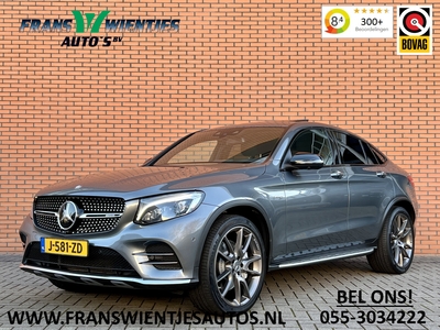 MERCEDES GLC-KLASSE Coupé 43 AMG 4MATIC | Panoramadak | Leder | Burmester | Led | Luchtvering | 360 graden camera | DAB | 21