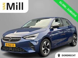 Opel e-Corsa Elegance EV 3-FASEN 50kWh 136pk |+2.000 EURO SUBSIDIE|CAMERA+SENSOREN|APPLE CARPLAY & ANDROID AUTO|11 kW BOORDLADER|