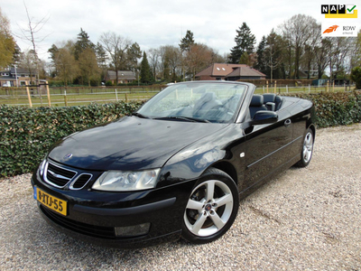 Saab 9-3 Cabrio 1.8t Vector Spring Edition Automaat , Airco / Leder / Elec.Pakket / Isofix / Xenon / Lm Velgen.