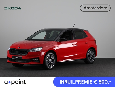 SKODA FABIA Monte Carlo 1.0 TSI 95pk | Navigatie | Virtual Cockpit | 17 Inch lichtmetalen