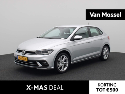 VOLKSWAGEN POLO 1.0 TSI Style 95 PK | Apple Carplay | Android Auto | Parkeersensoren | Camera | Fabrieksgarantie | IQ.Light | Keyless | Digital Cockpit | Stoelverwarming | Inklapbare Spiegels | Climate Control | DAB |