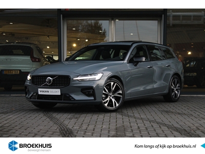 VOLVO V60 B4 198pk Plus Dark | Leder | Harman Kardon | Lighting-pack | Panodak | Elek. Stoelen | 360° Camera | Elek. Achterklep