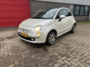 Fiat 500C 0.9 TwinAir Lounge cabrio Parelmoer wit