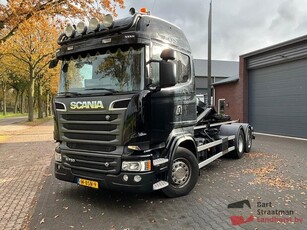 Scania R730LB6X2MLB Euro 6 met haakarm containersysteem