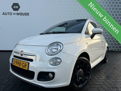 Fiat 500s 1.2 Lounge Cabrio Leer Sportuitvoering