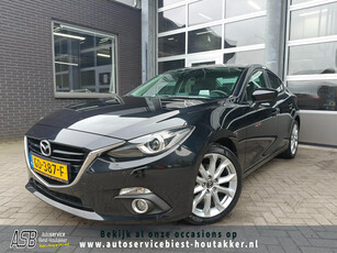 Mazda 3 2.0 GT-M | HUD | Keyless | Navigatie | Cruise Control | BOSE | Leder + Stoelverwarming | Dealer onderhouden