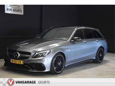 Mercedes-Benz C-Klasse Estate 63 AMG Pano 19Inch Burmester Xenon HUD Navi Zeer Mooi!