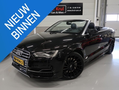 Audi A3 Cabriolet 2.0 TFSI S3 quattro 402 pk Leer Alarm Navigatie 19 inch Boekjes en facturen aanwezig Camera Adaptive Cruise control B&O Drive Select Sportstoelen Nette auto!