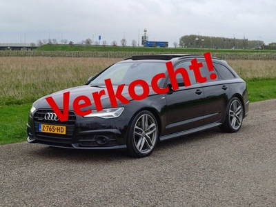 Audi A6 Avant 2.0 TFSI quattro Advance Sport 3xS-Line | Quattro | Leer Alcantara | Xenon | Bose | 20 INCH | Pano dak