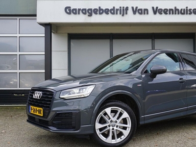 Audi Q2 1.4 TFSI 150pk CoD SPORT Leder LED Navi *Nano grey lak* 18inch LM Clima AFN.Trekhaak 83389km!