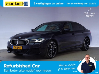 BMW 5 Serie 545e xDrive M Sport [ Schuifdak Head-up Leder Comfortzetels ]